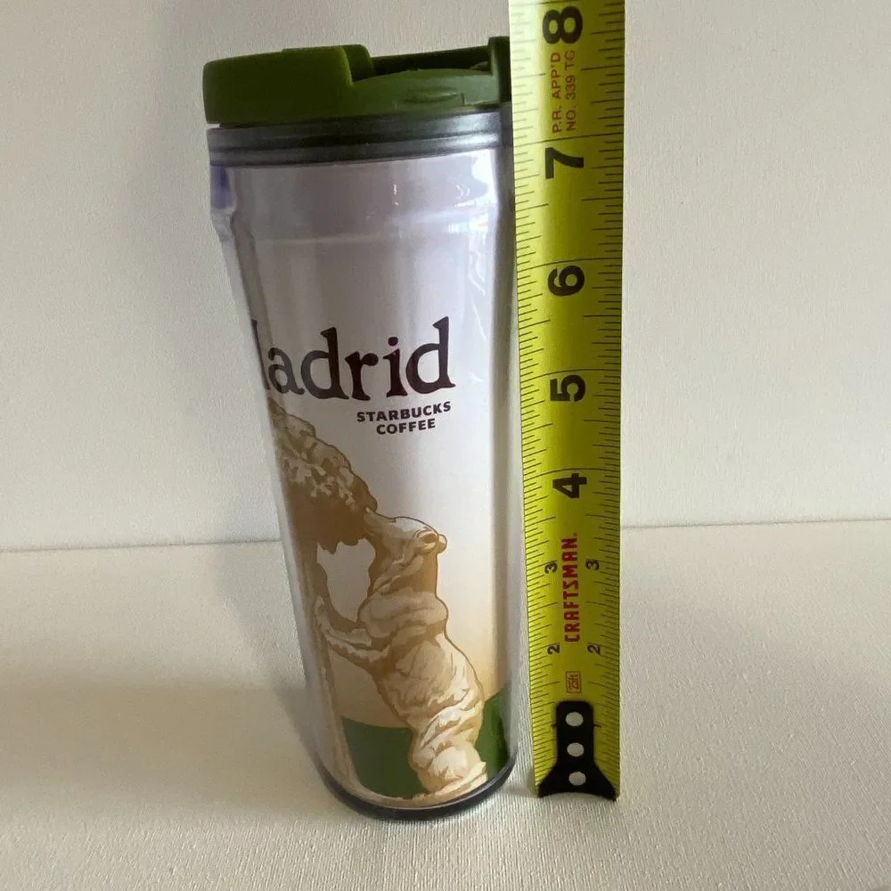 STARBUCKS 2004 Coffee Co Tumbler 12‎ oz Global Icon Series MADRID SPAIN Cup Mug